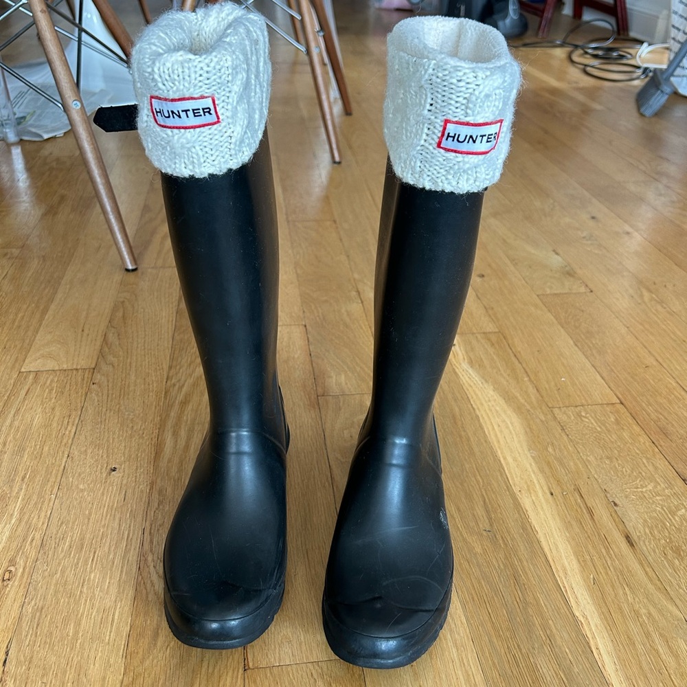 Hunter original tall rain boots